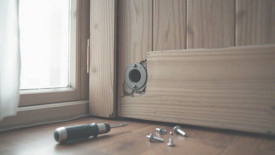 Jak zdemontować starą klamkę w drzwiach?