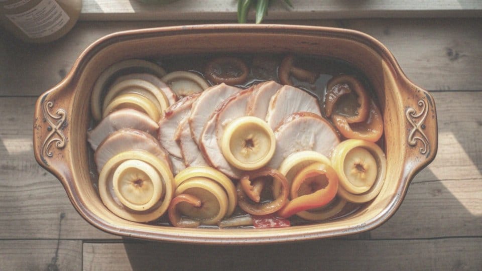 Jak przygotować karkówkę w plastrach z cebulą?