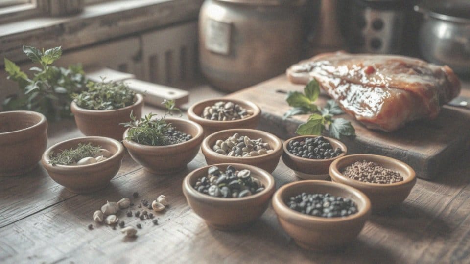 Jakie zioła i przyprawy wzbogacą smak karkówki?