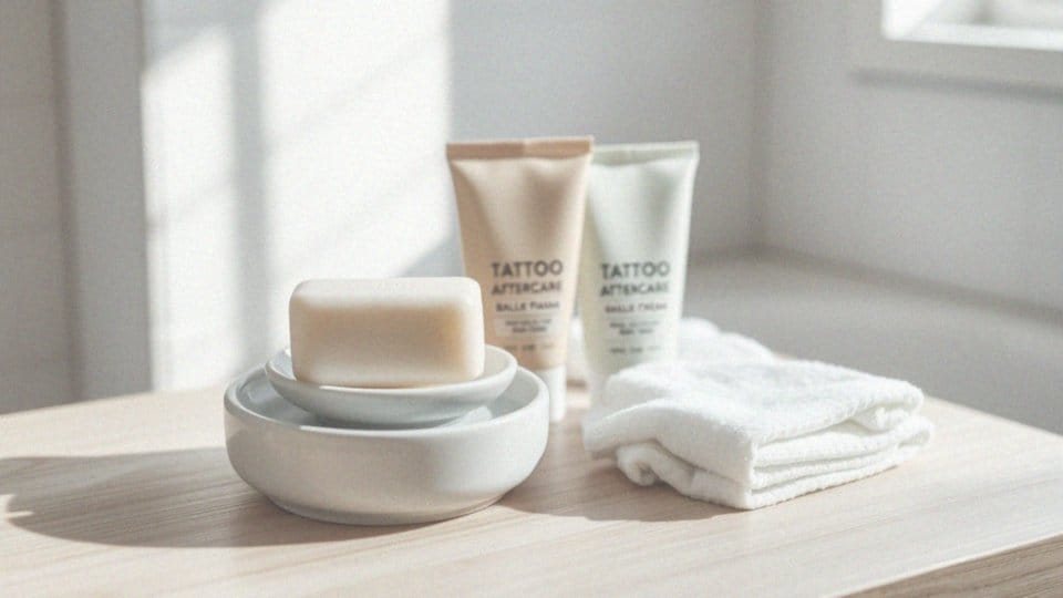 Jakie produkty są zalecane do pielęgnacji świeżego tatuażu?