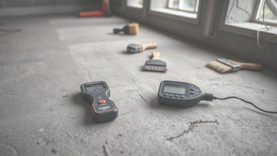 Jakie są zalecenia dotyczące wilgotności podłoża przed wylaniem wylewki?
