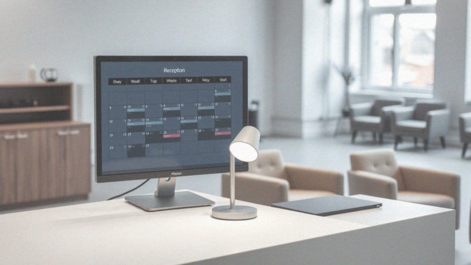 W jaki sposób kalendarz wizyt pomaga w organizacji rezerwacji?