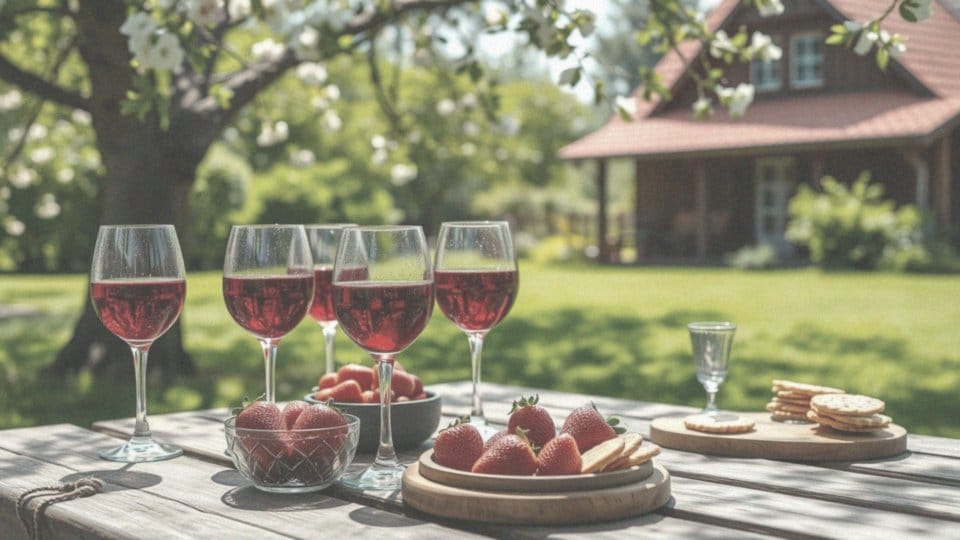 Dlaczego wino poziomkowe jest popularnym wyborem na letnie imprezy?
