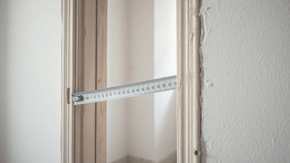 Co należy uwzględnić przy mierzeniu szerokości drzwi?