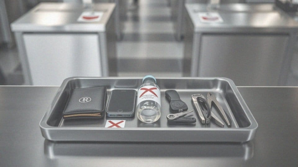 Jakie przedmioty są zabronione w bagażu podręcznym?