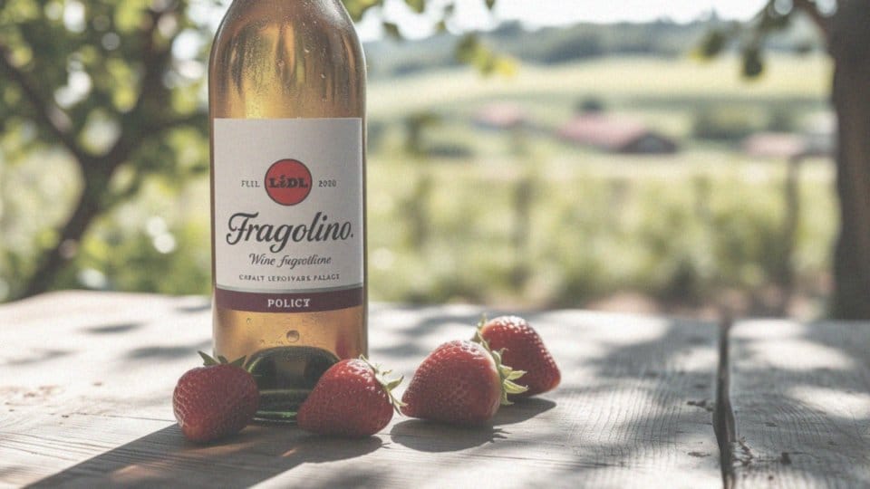 Fragolino wino Lidl – orzeźwiający smak i aromat poziomek