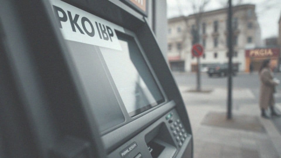 PKO BP prowizja za wypłatę z bankomatu – szczegóły i stawki